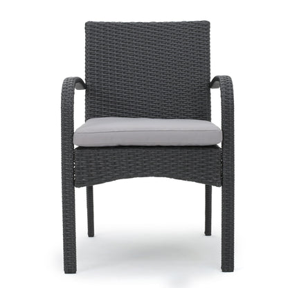 WICKER DINING CHAIR [SET OF 2 PCS]