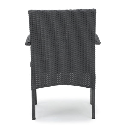 WICKER DINING CHAIR [SET OF 2 PCS]