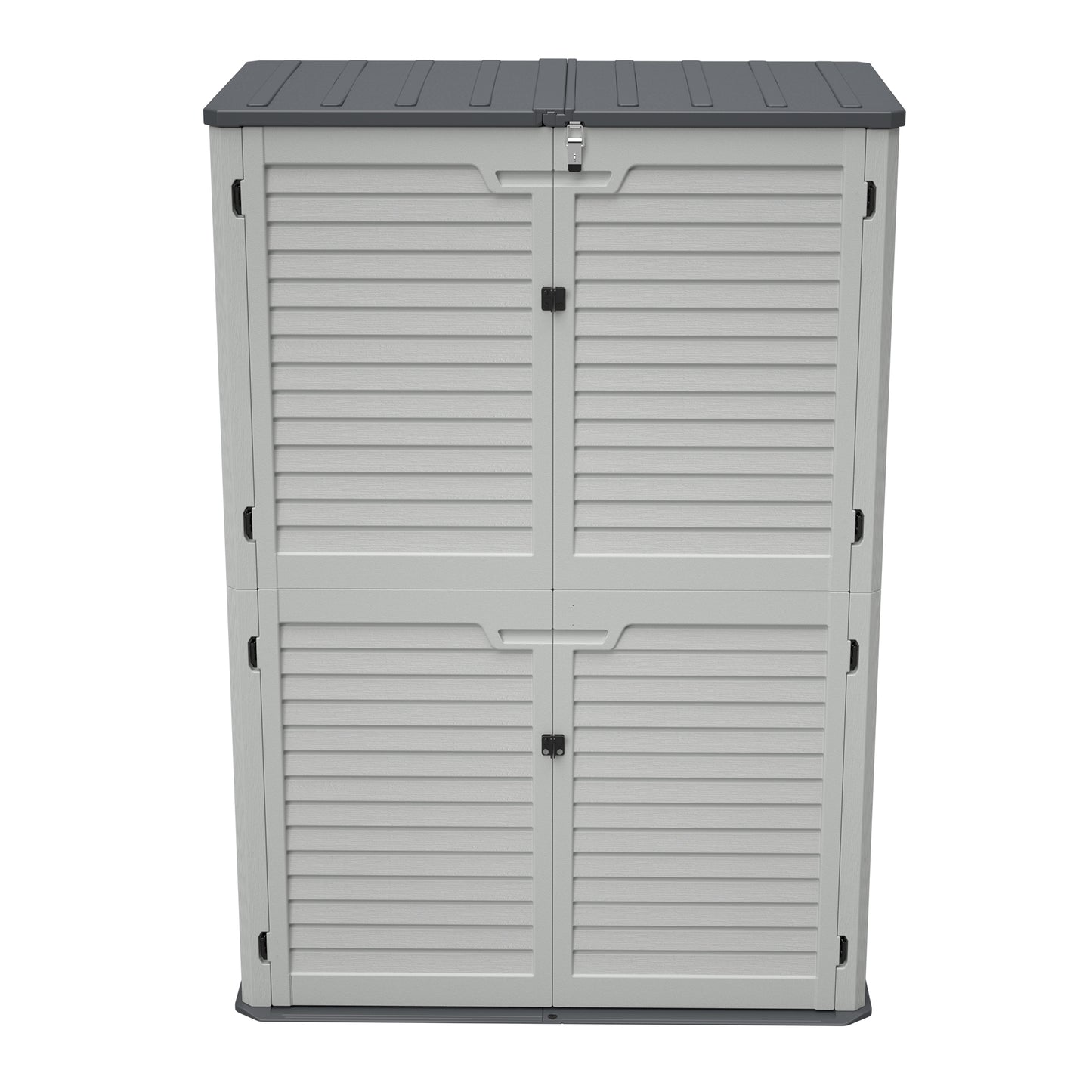 Rust Proof Resin Garden Equipment Storage - Weatherproof, Spacious, UV Resistant Material, Non-Partitioned