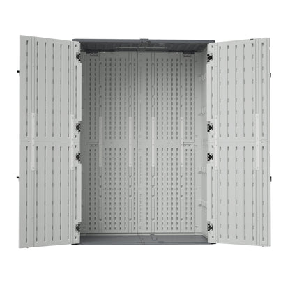 Rust Proof Resin Garden Equipment Storage - Weatherproof, Spacious, UV Resistant Material, Non-Partitioned