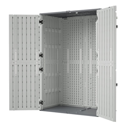 Rust Proof Resin Garden Equipment Storage - Weatherproof, Spacious, UV Resistant Material, Non-Partitioned