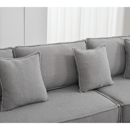 Folding Convertible Out Sleeper Sofa Bed,2-in-1, Combination Convertible Sofa,3 seat, Upholstered,Fold Out Floor Gaming Sofa Bed , Lamb Velvet Fabric,Living Room, Gray