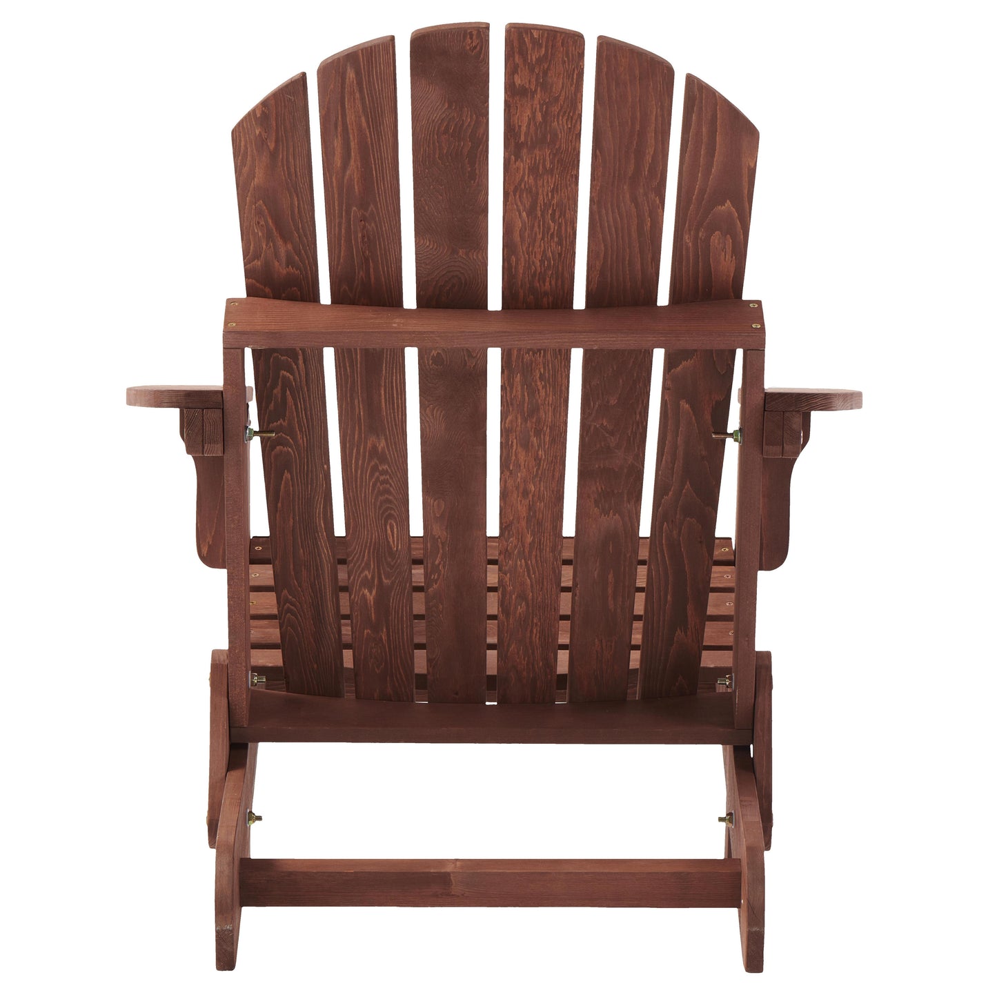 Oversize Wooden Outdoor Folding Adirondack Chair with Pre-Assembled BackRest & SeatBoard, Wood Patio Chair for Garden Backyard Porch Pool Deck Firepit