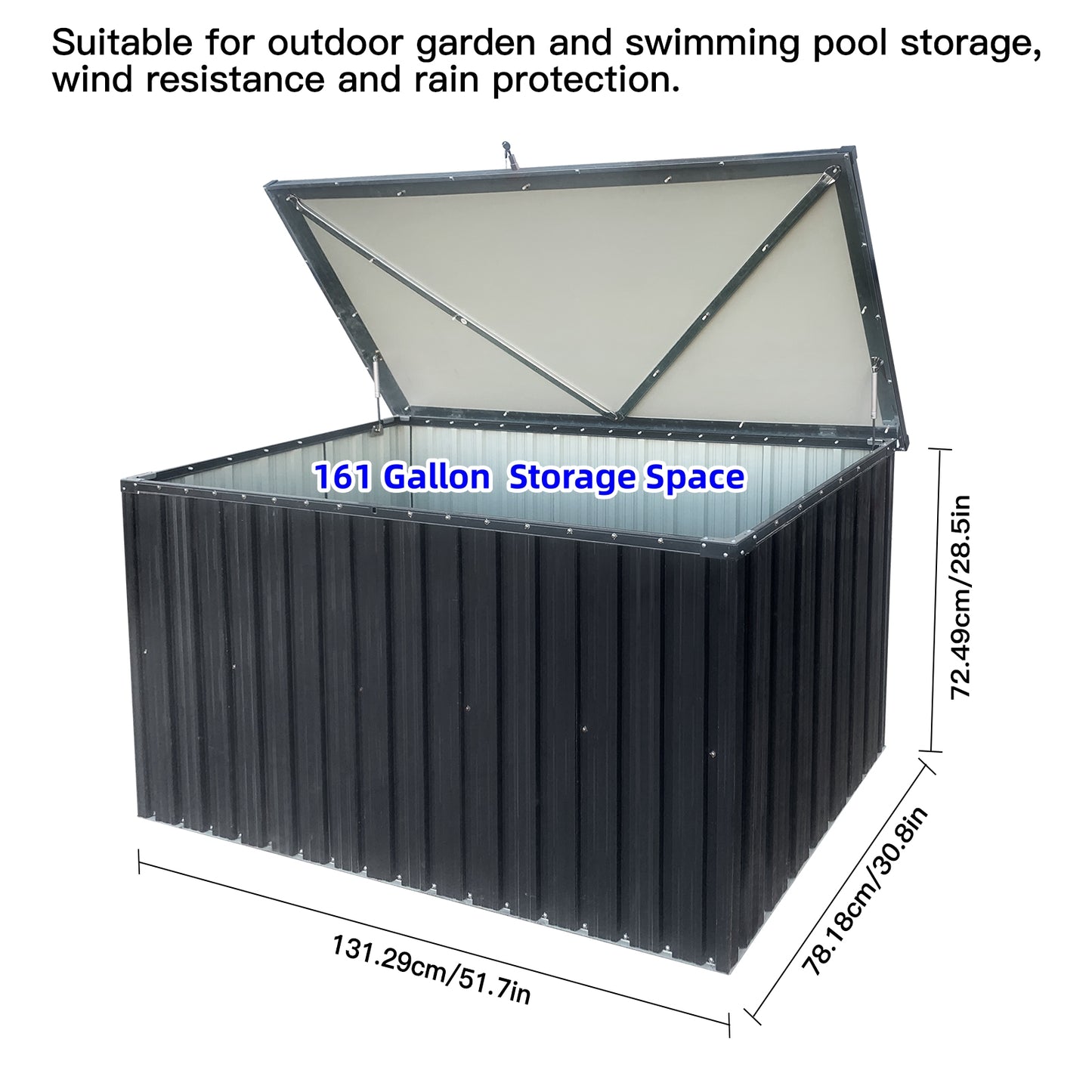 Outdoor Metal Storage Box Store Small
