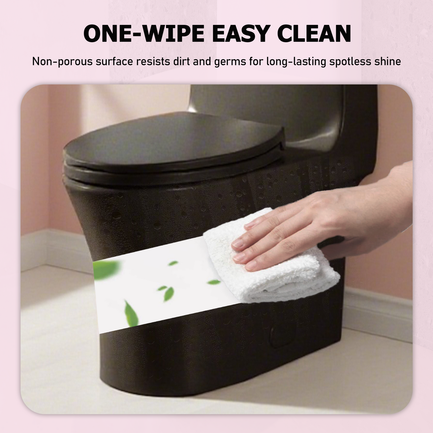 1.1/1.60 GPF Dual-Flush One Piece Toilet, Water-Saving Elongated Comfort Height Floor Mounted, Soft Closing Seat, 1000 Gram Map Flushing Score Toilet, Matte Black GF-24T02-MB