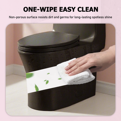 1.1/1.60 GPF Dual-Flush One Piece Toilet, Water-Saving Elongated Comfort Height Floor Mounted, Soft Closing Seat, 1000 Gram Map Flushing Score Toilet, Matte Black GF-24T02-MB