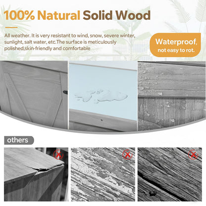 Potting Bench with Storage Cabinet and Metal Table Top for Outdoor Patio,Outdoor Work Station Table