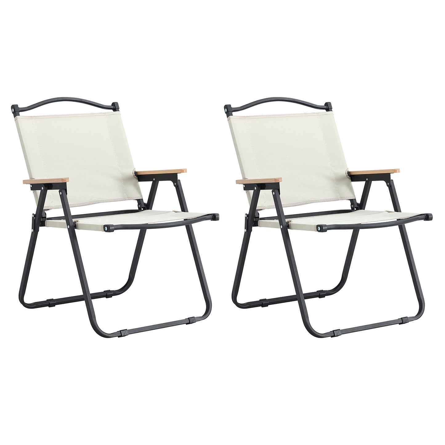 3-piece Folding Outdoor Table and two chairs,Lightweight Aluminum Roll-up Square for indoor, Outdoor Camping, Picnics, Beach,Backyard, BBQ, Party, Patio, Brown/Beige