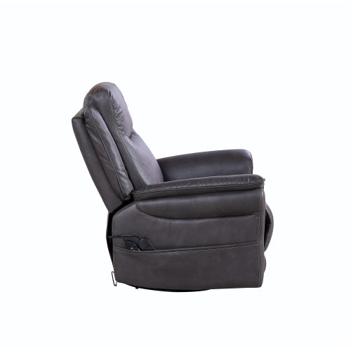 Liyasi OKIN Motor Rocking and 240 Degree Swivel Single Sofa Seat recliner Chair Infinite Position