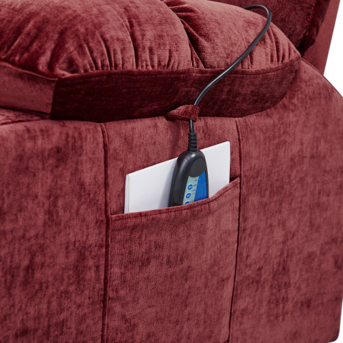 Liyasi Dual OKIN Motor Power Lift Recliner Chair for Elderly Infinite Position Lay Flat 180° Recliner with Heat Massage