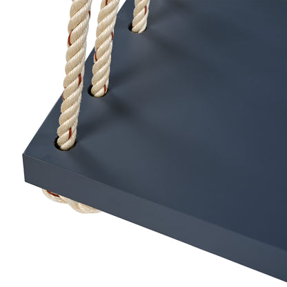 TOPMAX Patio Wooden Swing Chair, Hanging Porch Swing Bench with Cushion&Pillows, 10.8Ft Hemp Ropes for Garden,Backyard, Lawn,Gray