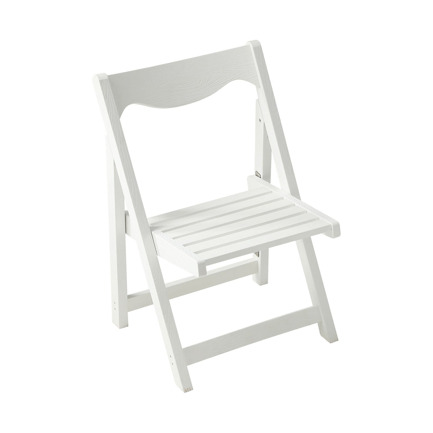 Foldable Small Table and Chair Set with 2 Chairs and Rectangular Table White