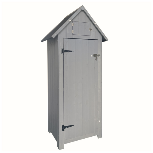 Outdoor Storage, Perfect to Store Patio Furniture, for Backyard Garden Patio Lawn , Grey Color 30.31"X 20.48"X 65.75"