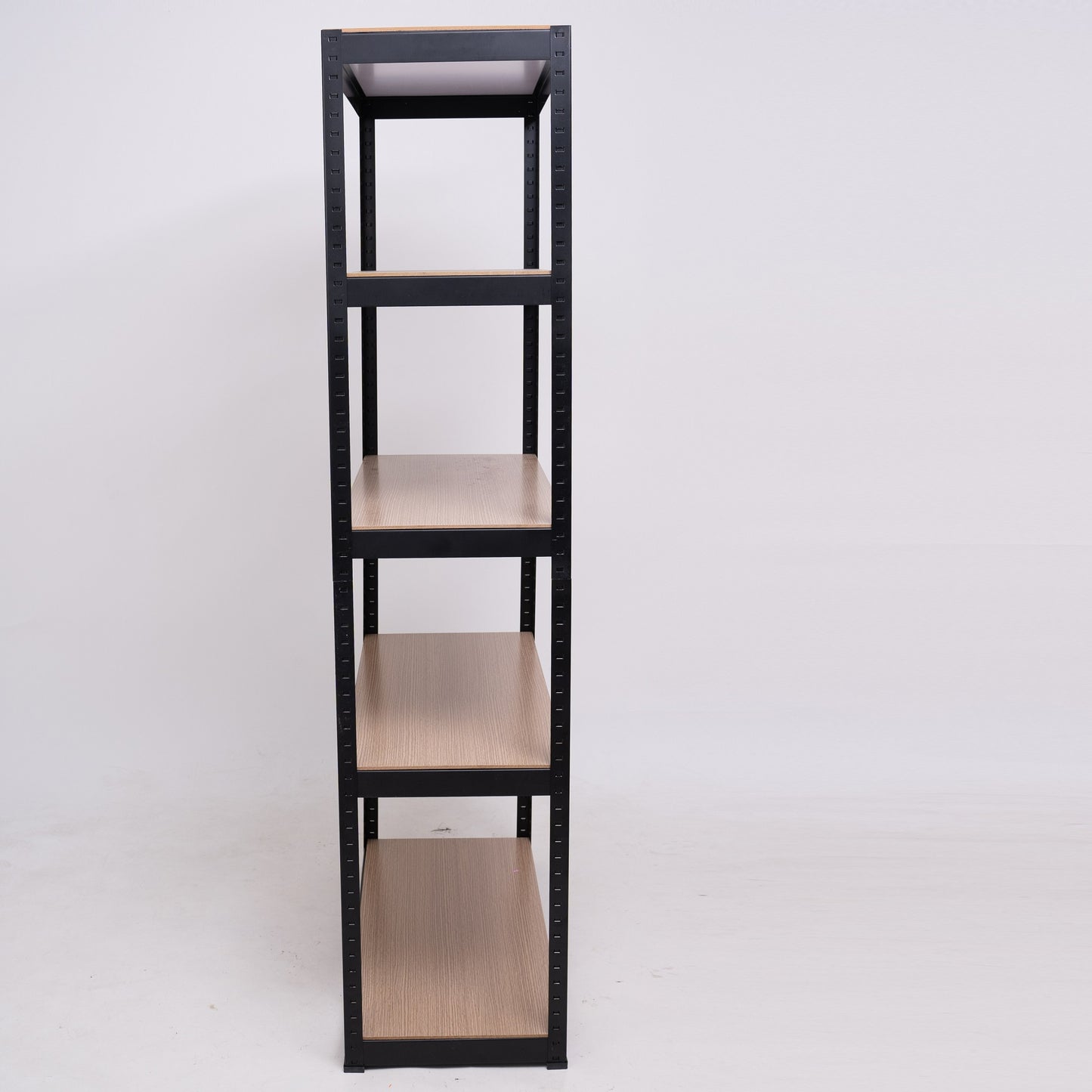Storage Shelves - 5 Tier Adjustable Garage Storage Shelving, Heavy Duty Metal Storage Utility Rack Shelf Unit for Warehouse Pantry Closet Kitchen, 35.4" x 15.7" x 70.8", Black