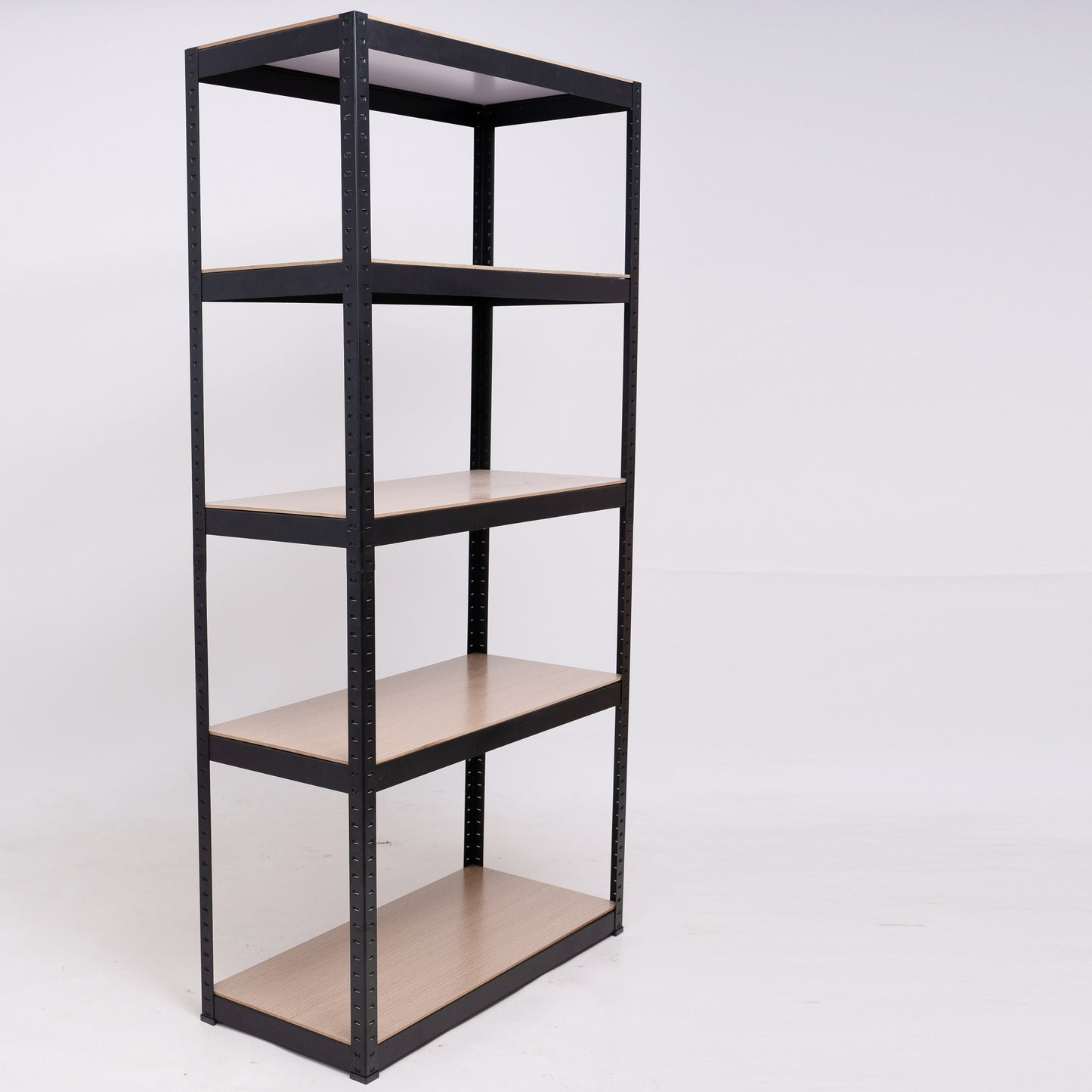 Storage Shelves - 5 Tier Adjustable Garage Storage Shelving, Heavy Duty Metal Storage Utility Rack Shelf Unit for Warehouse Pantry Closet Kitchen, 35.4" x 15.7" x 70.8", Black