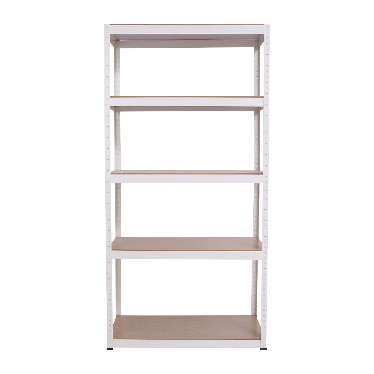 Storage Shelves -  5 Tier Adjustable Garage Storage Shelving, Heavy Duty Metal Storage Utility Rack Shelf Unit for Warehouse Pantry Closet Kitchen, 23.6" x 15.7" x 47.2", White