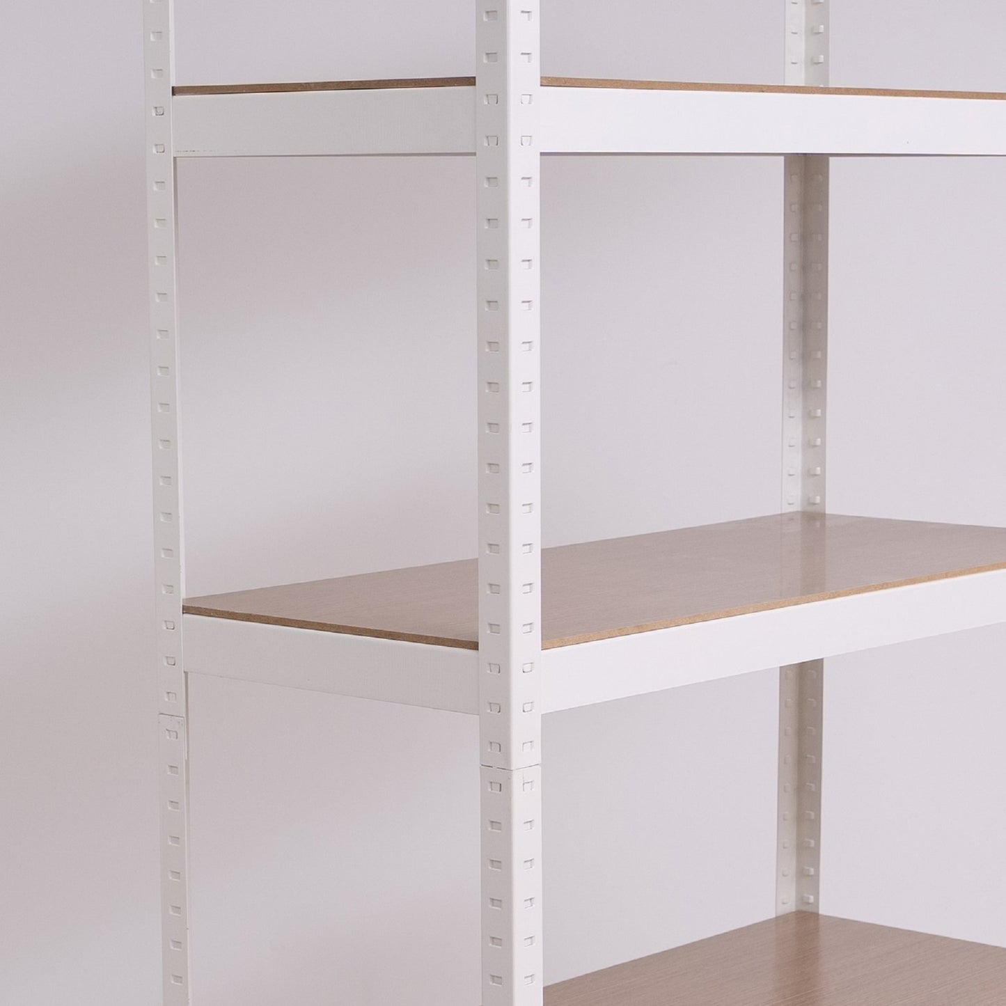 Storage Shelves -  5 Tier Adjustable Garage Storage Shelving, Heavy Duty Metal Storage Utility Rack Shelf Unit for Warehouse Pantry Closet Kitchen, 23.6" x 15.7" x 47.2", White