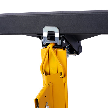 Drywall Lift Panel 11' Lift Drywall Panel Hoist Jack Lifter, BLACK+YELLOW