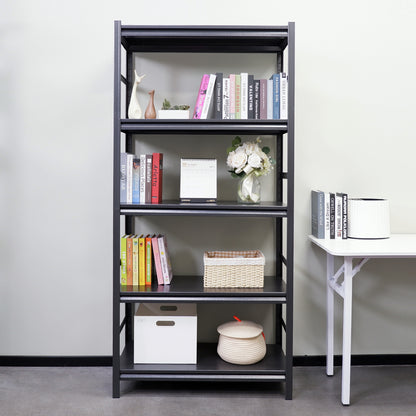 Storage Shelves 5 Tier Heavy Duty Metal Shelving Unit Adjustable Shelving Units and Storage Rack Kitchen Garage Shelf H72 * W35.4 * D15.7