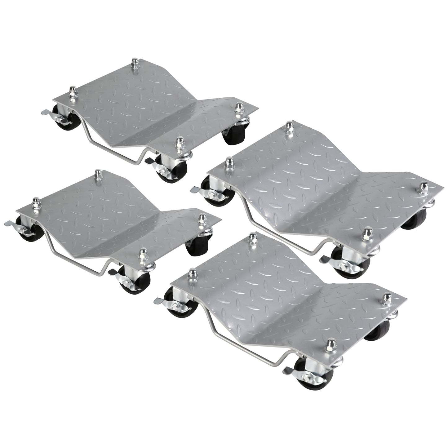 Tire Car Wheel Dolly Dollies Skate Auto Repair Slide Capacity 4Pcs /6000lbs