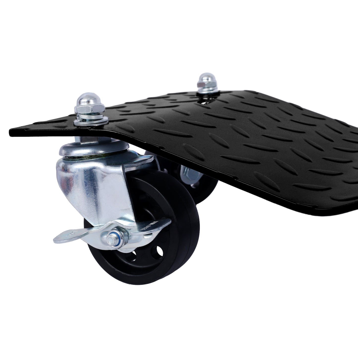 Car Dolly, Heavy Duty Wheel Dolly,4 Tire Wheel Dolly Car Stakes 6000lbs Capacity,Black