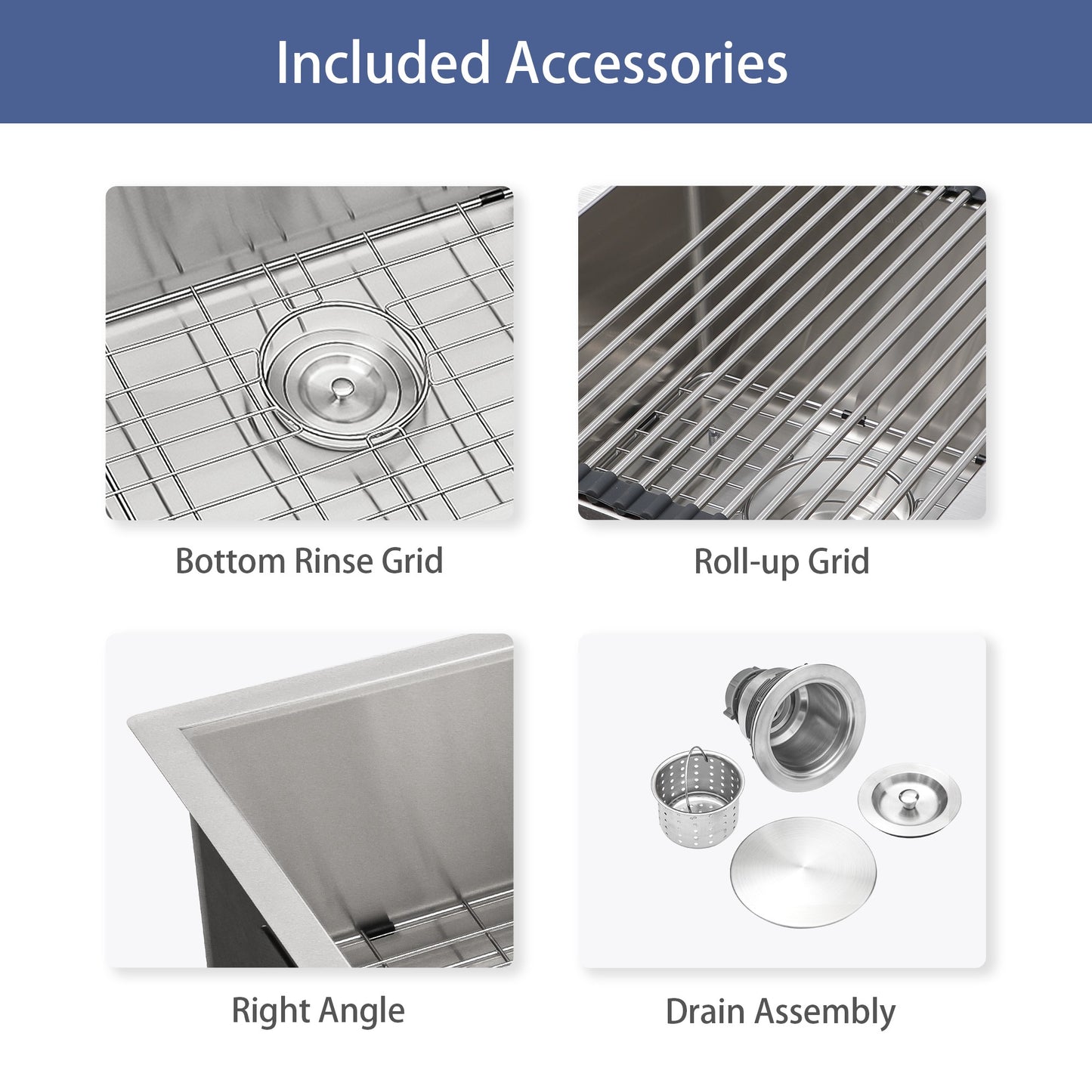 33 Inch Undermount Sink - 33"x19"x9" Undermount Stainless Steel Kitchen Sink 18 Gauge 9 Inch Deep Single Bowl Kitchen Sink Basin