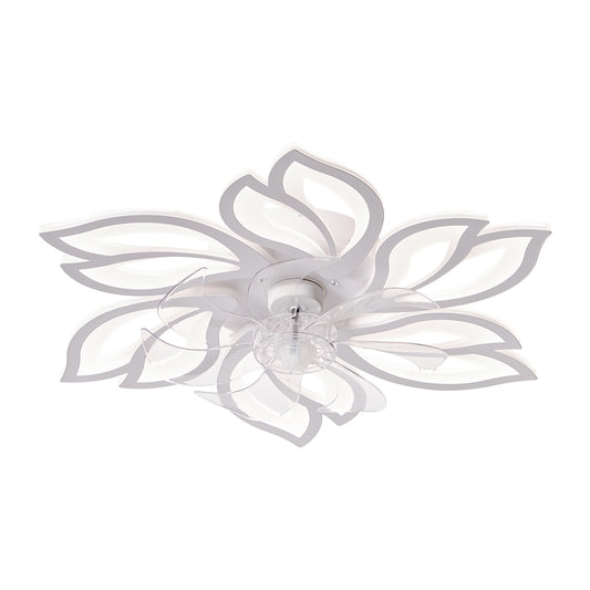 25.5In Ceiling Fan with Lights, Remote Control 3 Color Temperatures,6 Gear wind Speed Fan Light