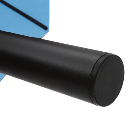 15x9ft Large Double-Sided Rectangular Outdoor Twin Patio Market Umbrella with light and base- blue