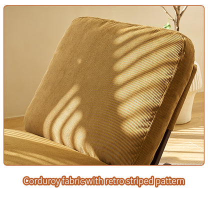 Comfortable Glider Rocking Chair, High-Quality Upholstery Glider Chair, Solid Wood Frame, Perfect for Multiple Settings Accent Reading Chair for Bedroom,Living Room,Nursery