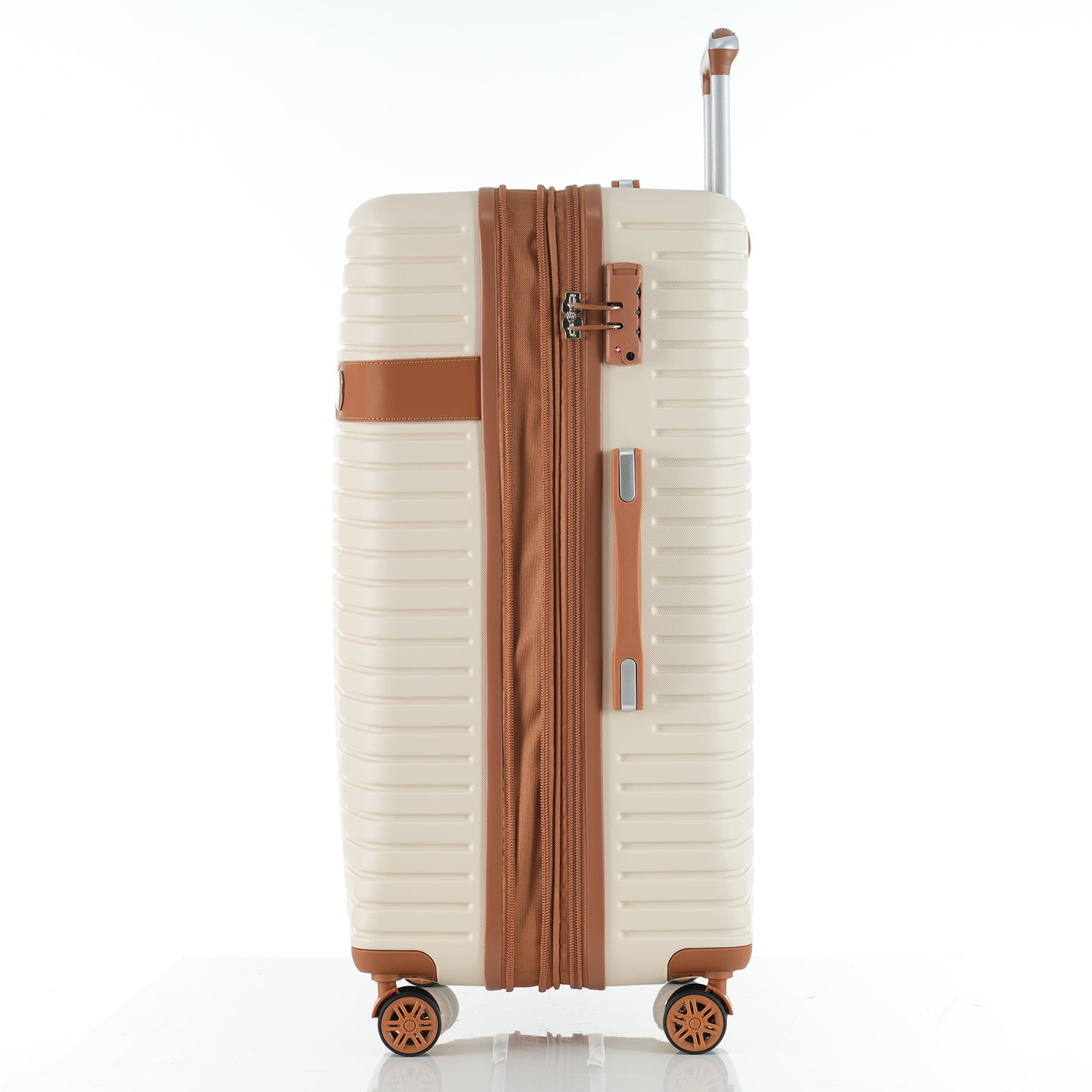 4 Piece Luggage Set Suitcase Set, ABS Hard Shell Lightweight Expandable Travel Luggage with 4 Packing Cubes, TSA Lock, Spinner Wheels for Men Women(16/20/24/28)