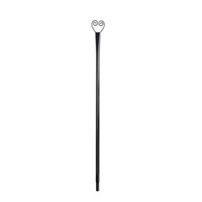 Set of 6 RC String Light Pole, 9 FT Lighting Stand with Horn Shape Hooks, LED Solar Bulbs for Parties, Christmas