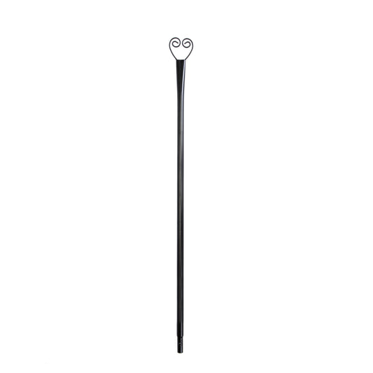 Set of 6 RC String Light Pole, 9 FT Lighting Stand with Horn Shape Hooks, LED Solar Bulbs for Parties, Christmas