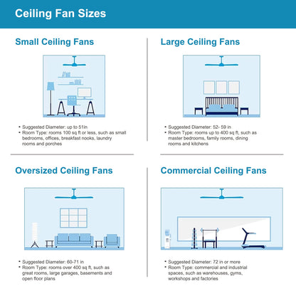 52" 3-Light Chrome Drum Shade LED Ceiling Fan + Remote, Traditional Farmhouse Rustic Industrial Bohemian Country Cottage Transitional Glam for Home, Kitchen, Living Room