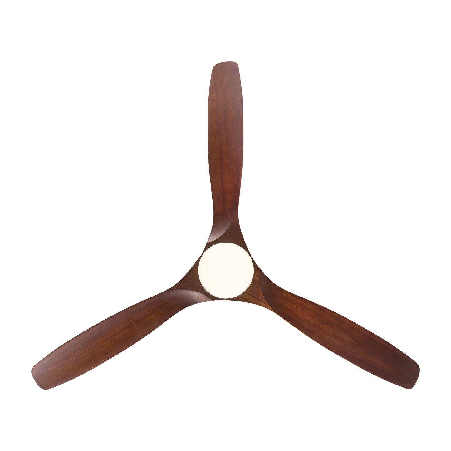 52" YUHAO Farmhouse Rustic LED Ceiling Fan with Remote Control