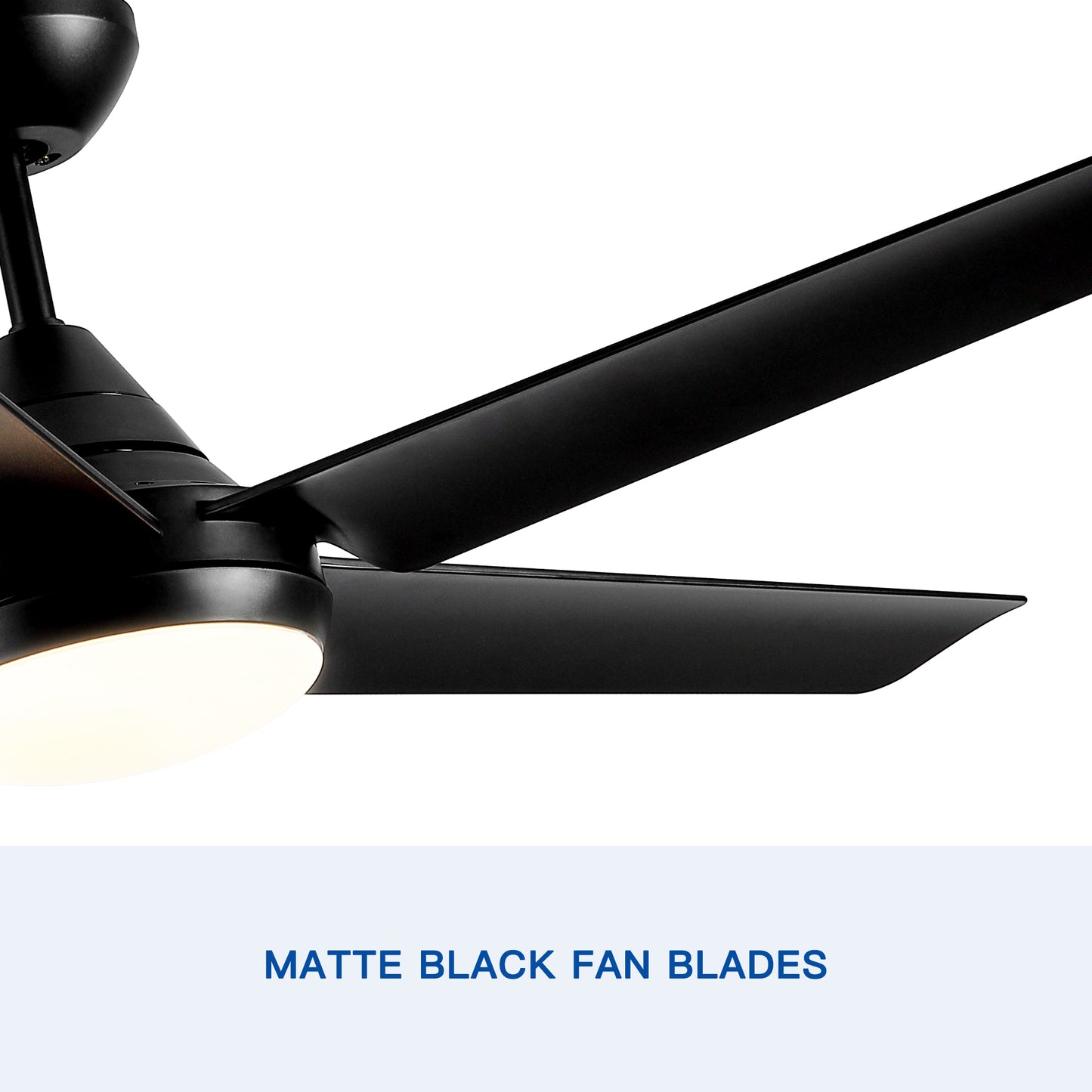 48" Modern Contemporary LED Ceiling Fan with Remote Control