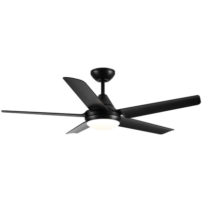 48" Modern Contemporary LED Ceiling Fan with Remote Control