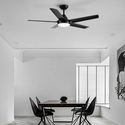 48" Modern Contemporary LED Ceiling Fan with Remote Control