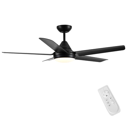 48" Modern Contemporary LED Ceiling Fan with Remote Control