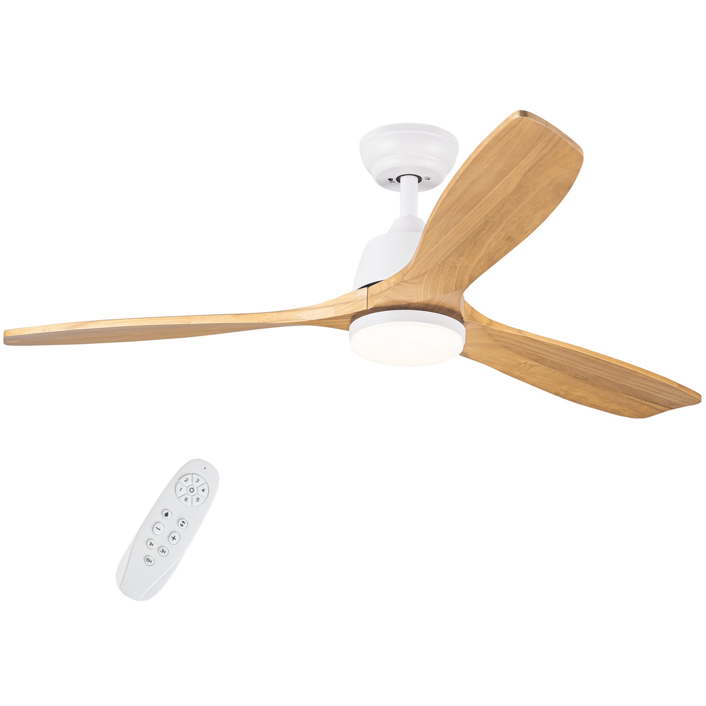 52 In.Intergrated LED Ceiling Fan Lighting with Remote Control