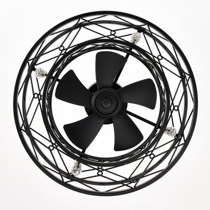 Ceiling fan AC motor low noise small ceiling fan Modern Enclosed Reversible Motor Ceiling Fan For Farmhouse, Bedroom Living Room bedroom