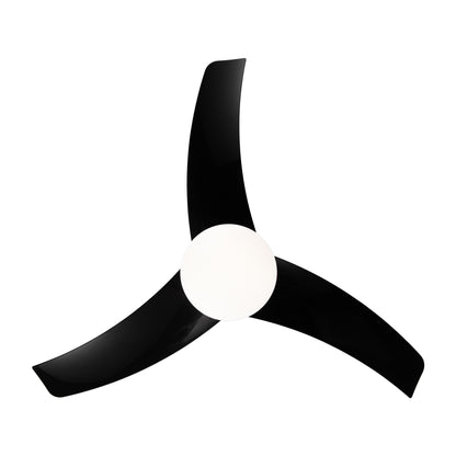 42-Inch 3-Blade Matte Black DC Motor Modern Contemporary LED Ceiling Fan-42 in x 42 in x 10.34 in