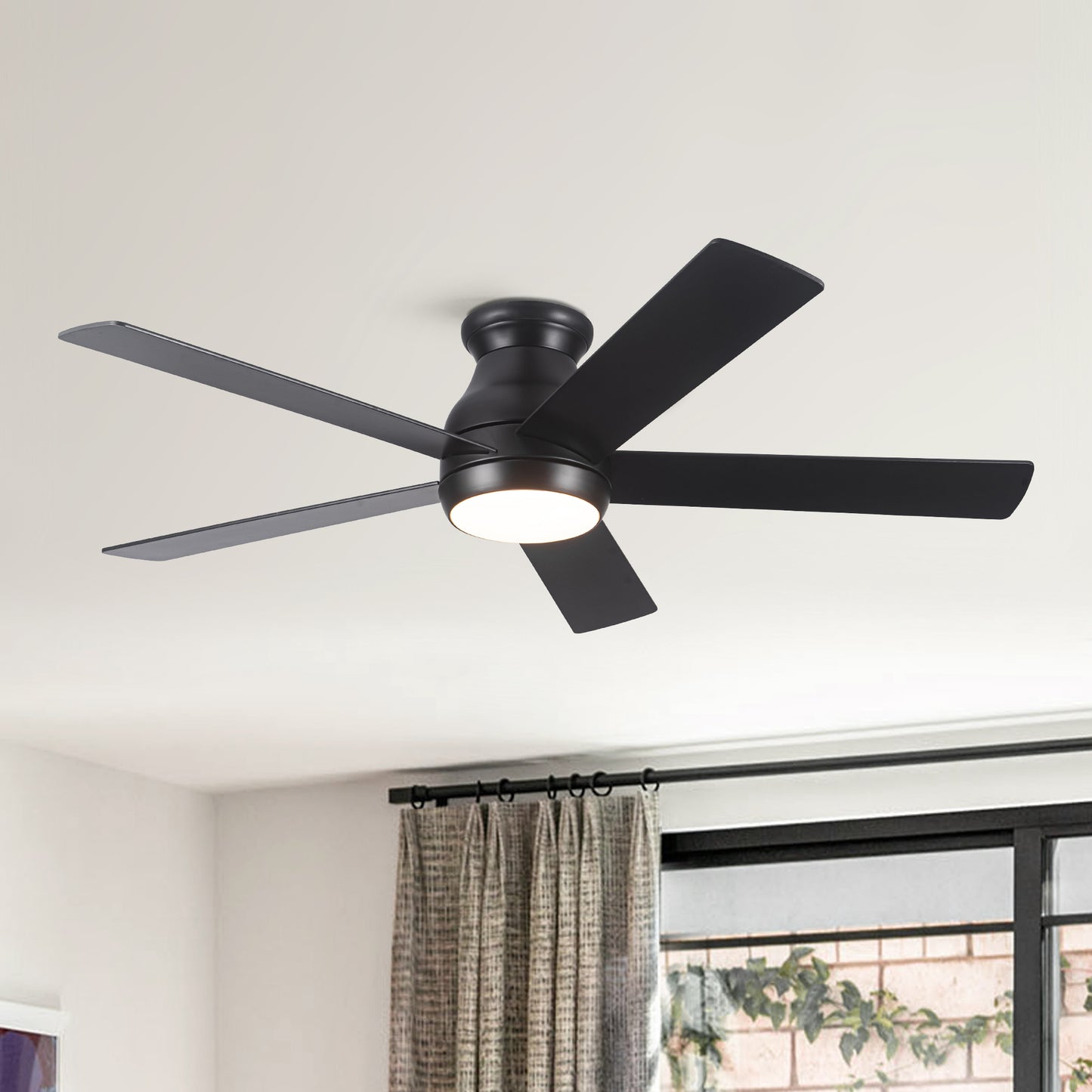 52" Low Profile Ceiling Fan with Lights