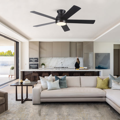 52" Low Profile Ceiling Fan with Lights