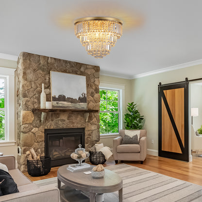 Gold luxury modern style crystal lights,large ceiling chandeliers,dining room,living room,bedroom (Bulb Not Included)