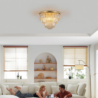 Gold luxury modern style crystal lights,large ceiling chandeliers,dining room,living room,bedroom (Bulb Not Included)