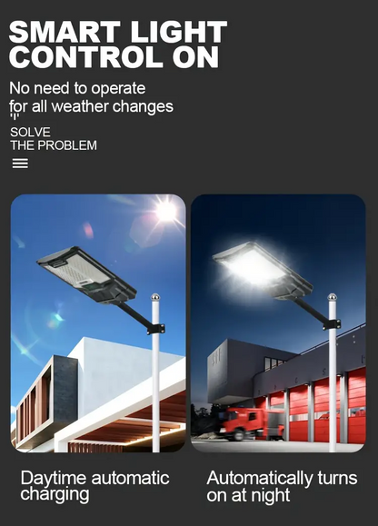 Solar Street Lights Outdoor, Parking Lot Lights with 181PCS LED Beads , IP65 Waterproof Solar Flood Lights, Dusk to Dawn Solar Lights for Garden, Street Side Road,Courtyard Villa,City Square