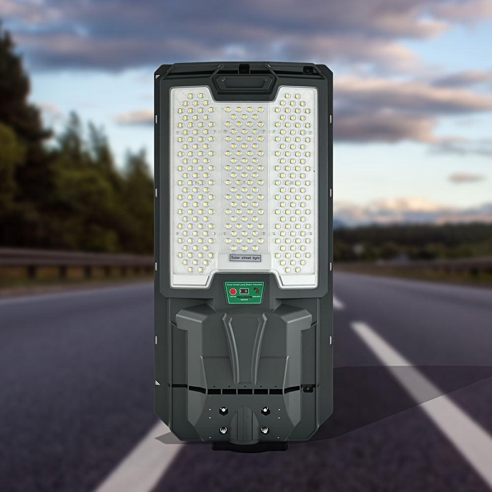 Solar Street Lights Outdoor, Parking Lot Lights with 181PCS LED Beads , IP65 Waterproof Solar Flood Lights, Dusk to Dawn Solar Lights for Garden, Street Side Road,Courtyard Villa,City Square