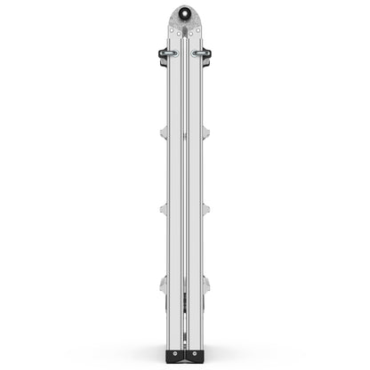 17ft Multi-Position Foldable Aluminum Ladder, A-Frame and Straight Ladder, ANSI 250lbs