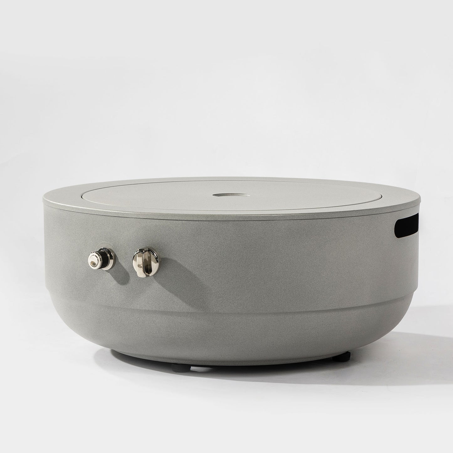 Small concrete round fire pit bowl