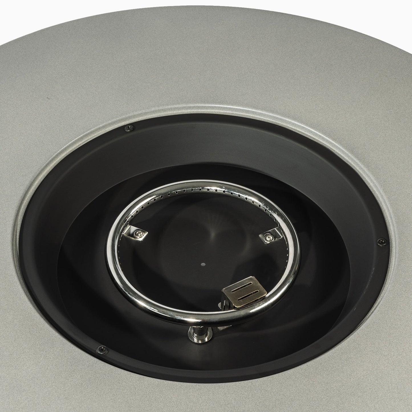 Steel Propane Fire Bowl Outdoor Round Propane Fire Pit with Tank Holder